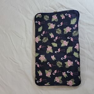 NEW flamingo collapsible travel duffel bag zip up hideaway vacation size Large